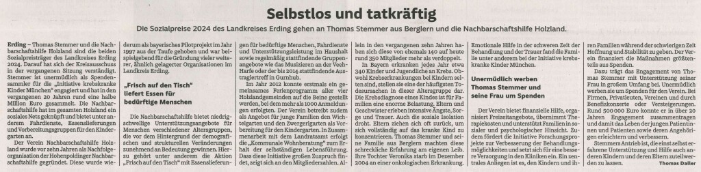 2024-12 Artikel SZ über Sozialpreis