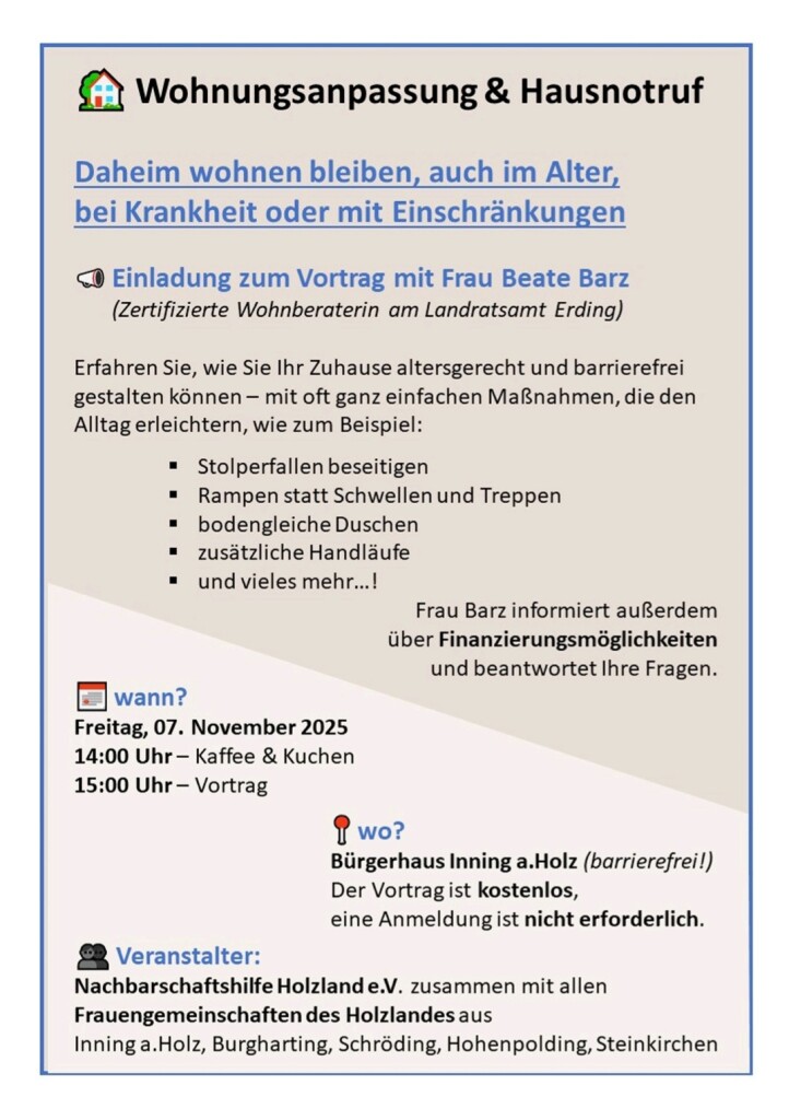 Vortrag Herbst 2025