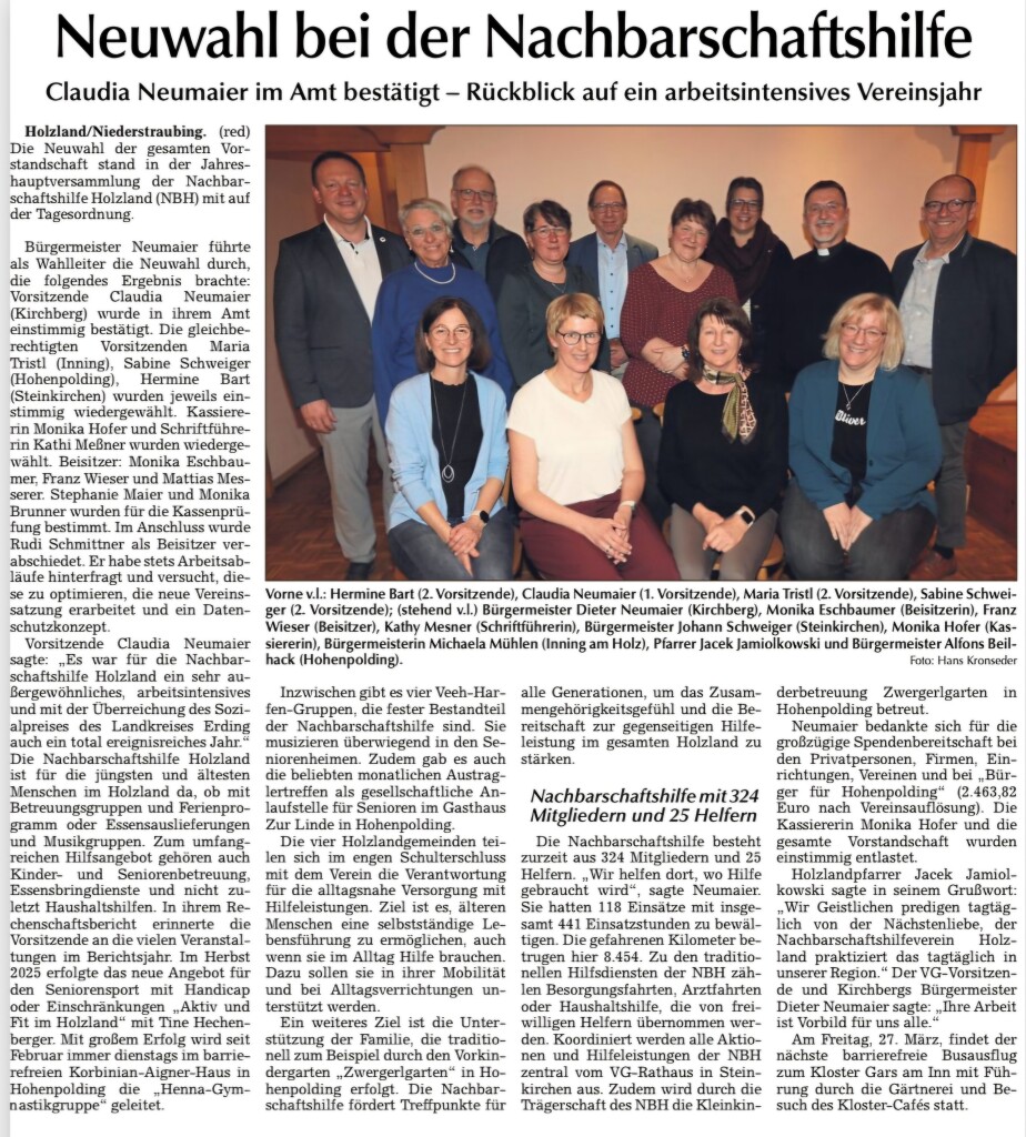2026-03-19 Moosburger Zeitung Bericht MV 2026